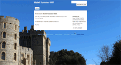 Desktop Screenshot of hotelsummerhill.com