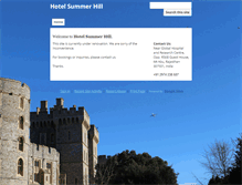 Tablet Screenshot of hotelsummerhill.com